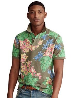 Polo Ralph Lauren Floral Print Slim Fit Polo